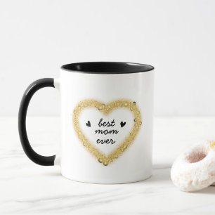 A melhor mãe sempre caneca de ouro