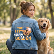 A Melhor Terapia é um Golden Retriever – Patriótic