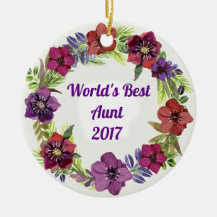 A melhor tia enfeites de natal do mundo