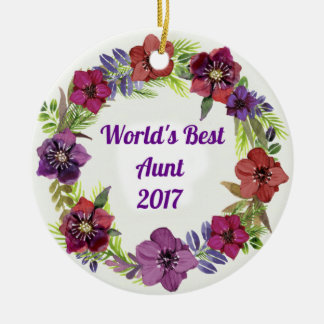 A melhor tia enfeites de natal do mundo