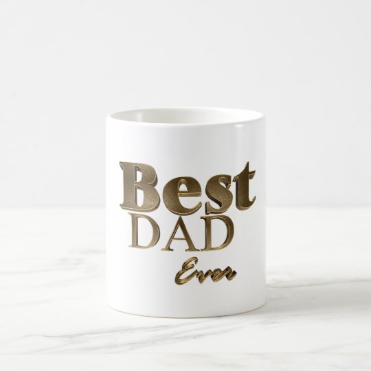 A melhor tipografia dourada sempre elegante do caneca de café