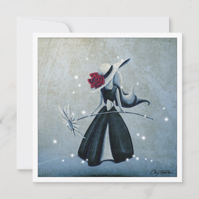 A Menina da Flor - Mini Impressão (Frente)