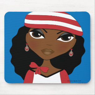 A menina no chapéu Mousepad