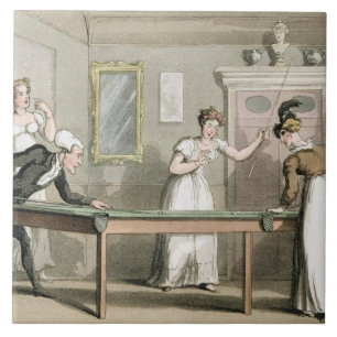 A mesa de bilhar, 'da excursão do Dr. Sintaxe