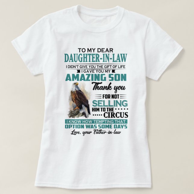 À Minha Filha De Camisa De Direito (Frente do Design)