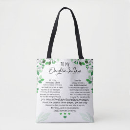 À minha filha, Tote Bag, por lei