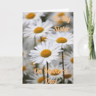 À Minha Irmã com o Cartão de Saudação Dobrado ao D