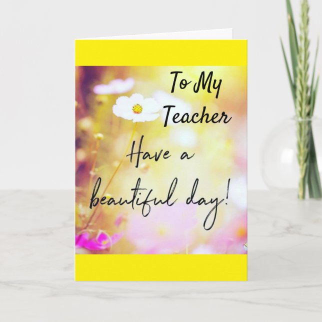 À MINHA *IRMÃ* NO SEU CARTÃO DE ANIVERSÁRIO (Frente)