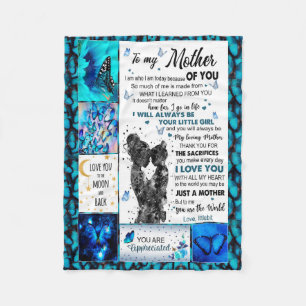 à minha mãe cobertor do Son, cruzar o Gift