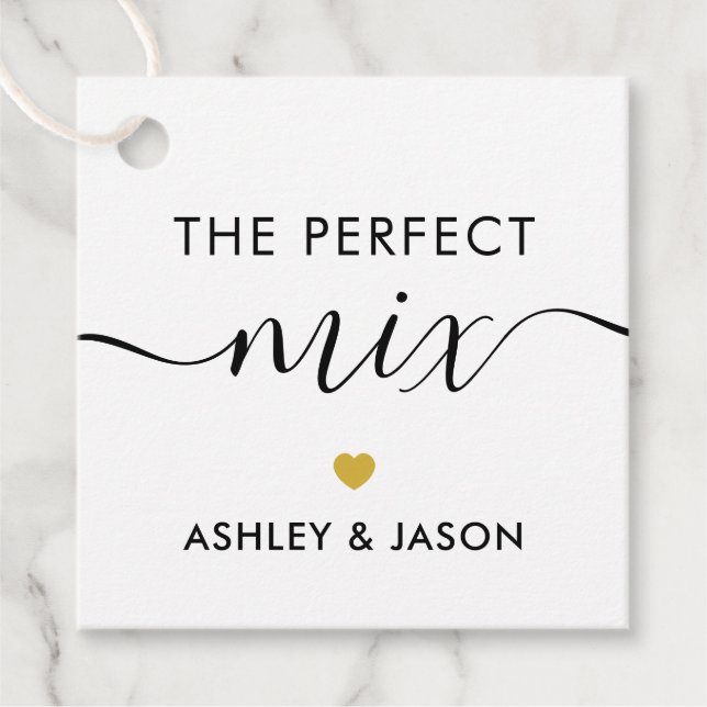 A Mistura Perfeita Etiqueta para Tempero ou Mistur (Frente)