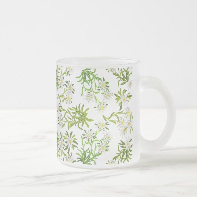 A montanha suíça Edelweiss floresce a caneca do (Direita)