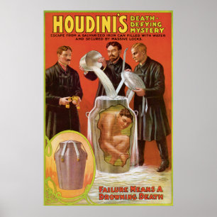 A morte de Huodini que provoca Mistério, poster