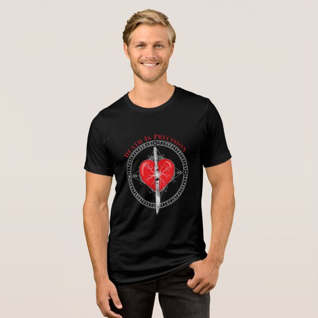 A Morte é Precisão Camiseta- (Frente Completa)