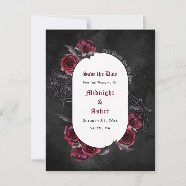 A Morte Gótica Negra Nos Deixa A Data (Frente)