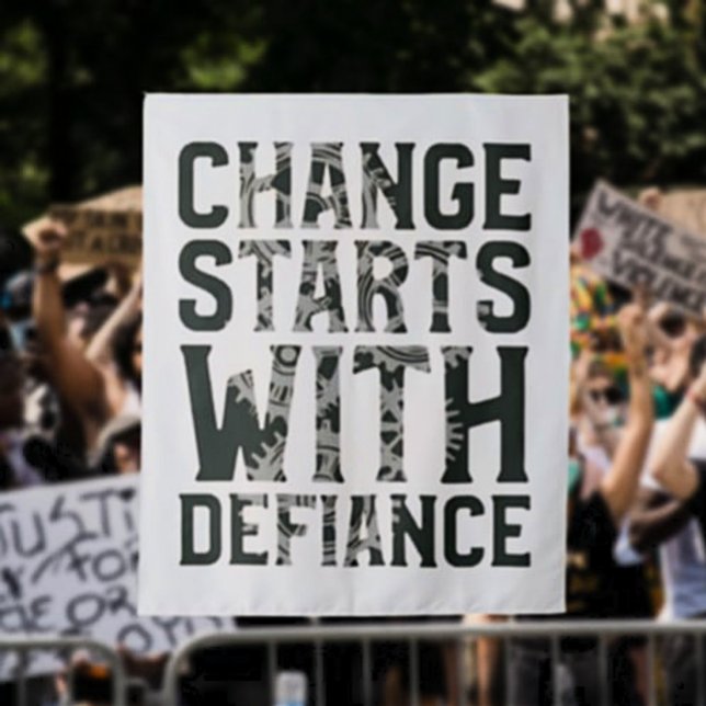 A Mudança Começa Com A Tapeçaria Do Defiance (Criador carregado)