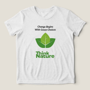 "A Mudança Começa Com Escolhas Verdes" Natureza Mã