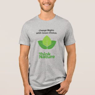 "A Mudança Começa Com Escolhas Verdes" Natureza Mã
