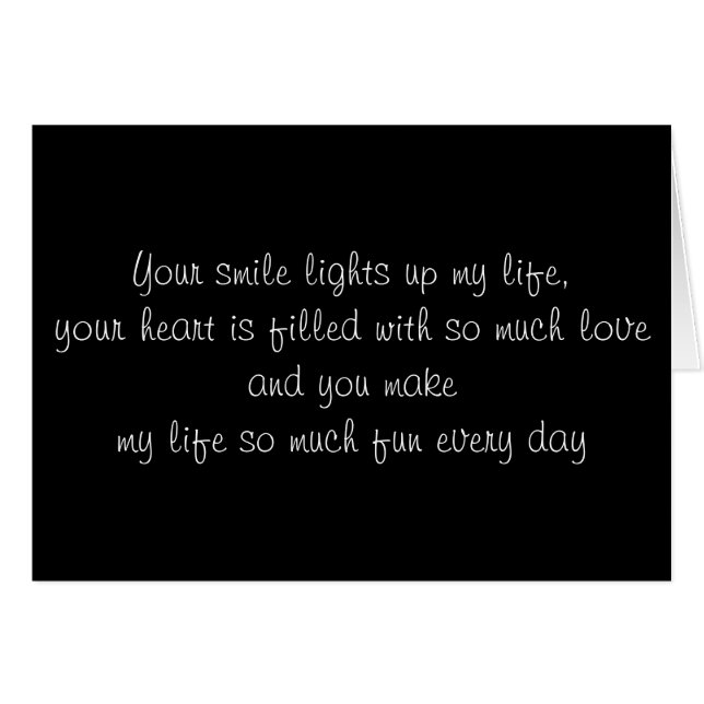 A MUITA RAZÃO: "EU TE AMO!" QUALQUER CARTÃO DE AMO (Frente Horizontal)