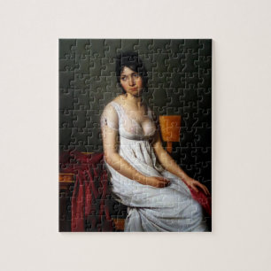 A mulher na Quebra-cabeça de White Jigsen