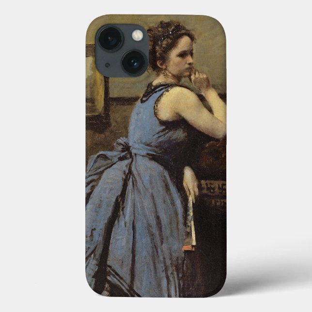A mulher no azul, 1874 (Verso)
