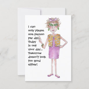 A mulher Stern avisa aos outros que ela é duro de