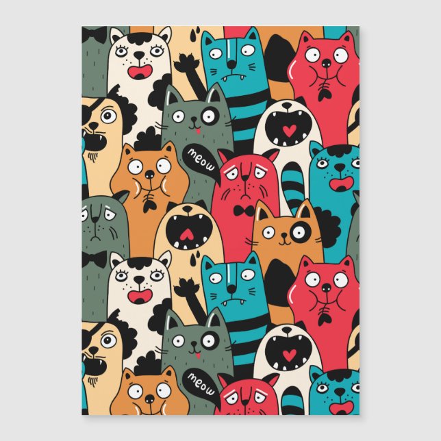 A multidão de gatos (Frente)