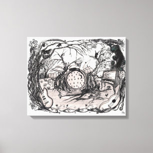 A música é vida - as canvas superiores (Matte)