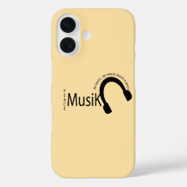 A música é vida - capa para iphone para amantes de