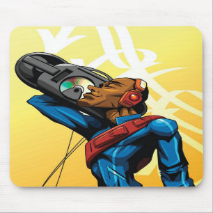 A música flui para sempre mousepad