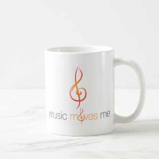 A música move caneca frente e verso do logotipo de