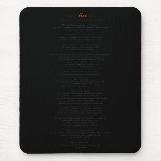 A música move o manifesto Mousepad de Me™