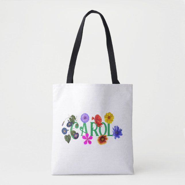 A Namorada 'Flores Selvagens' Tote Bag (Frente)