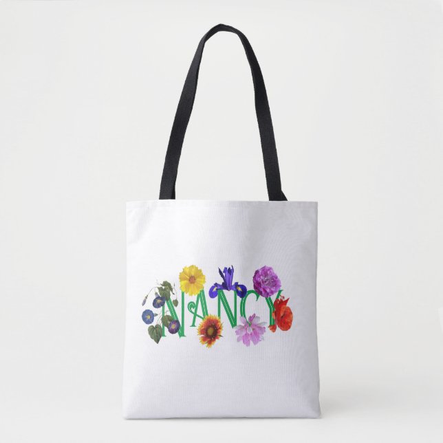 A Namorada 'Flores Selvagens' Tote Bag (Frente)