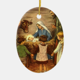 A natividade - enfeites de natal