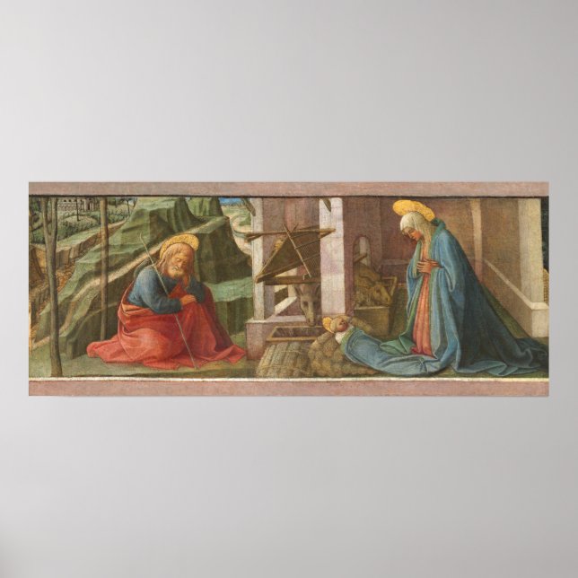 A Natividade - Filippino Lippi Fine Art Poster (Frente)