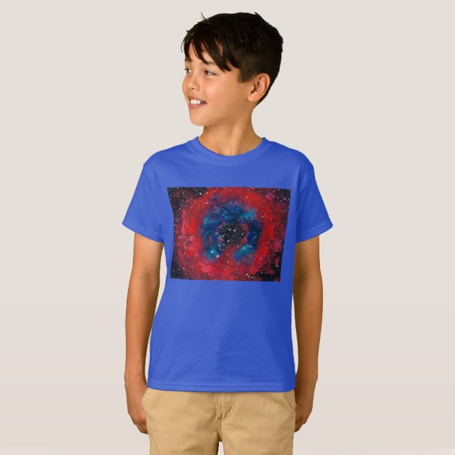 A Nebulosa Rosette, camiseta sem guisa para crianç (Frente Completa)