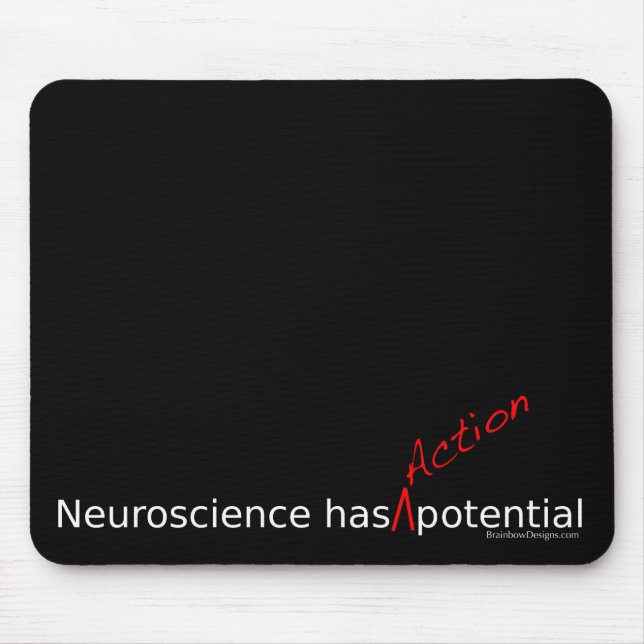 A neurociência tem a "ação" Mousepad potencial (Frente)