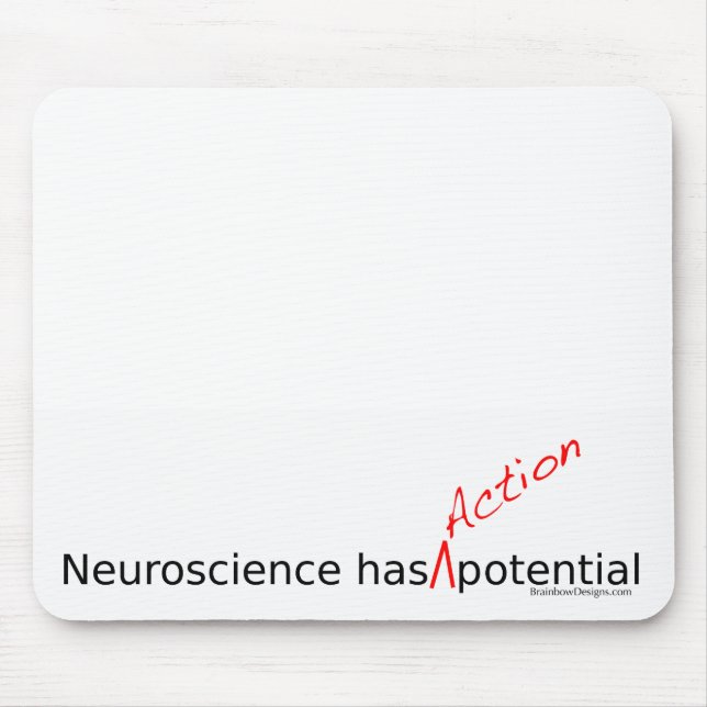 A neurociência tem a "ação" Mousepad potencial (Frente)