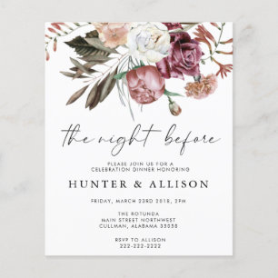 A Noite Anterior   Convite