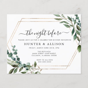 A Noite Antes   Convite