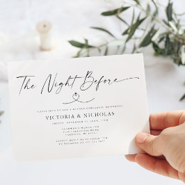 A Noite Antes Do Convite Ao Janto De Ensaio