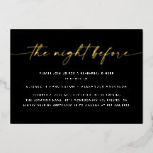 A Noite Antes | Janto de ensaio de script Dourado