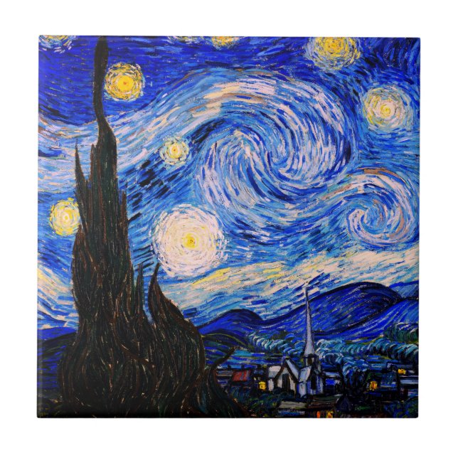 A Noite Estrelada de Vincent Van Gogh (Frente)