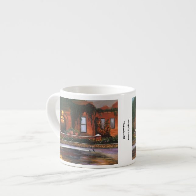 A "noite floresce" a caneca do café (Frente Esquerda)