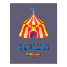 A nossa família é apenas uma poster engraçada e te