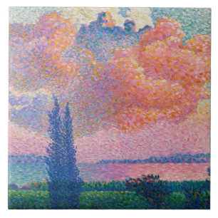 A Nuvem Rosa, pintura de Henri-Edmond Cross
