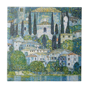 A obra-prima de Gustav Klimt Kirche em Cassone
