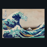 A onda do Excelente do Poster vintage Kanagawa<br><div class="desc">A onda do Excelente de Kanagawa por Katsushika Hokusai</div>