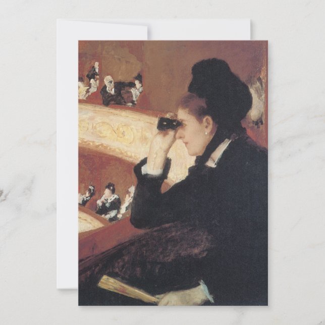 A Ópera por Mary Cassatt, Impressionismo Antigo (Frente)
