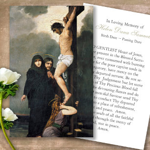 A oração carda a crucificação santamente de  